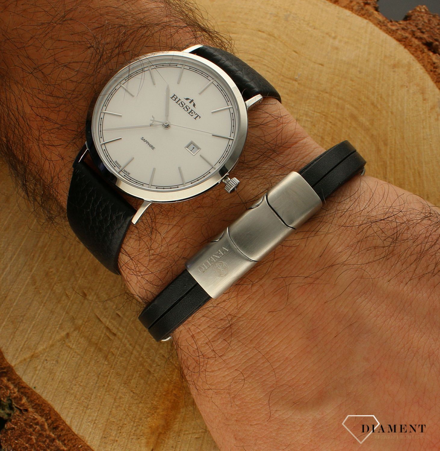 Zegarek męski Bisset srebrno-czarny BSCF61.jpg